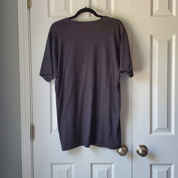 Gray Blue Ambig V-Neck Tshirt - Picture 3 of 3